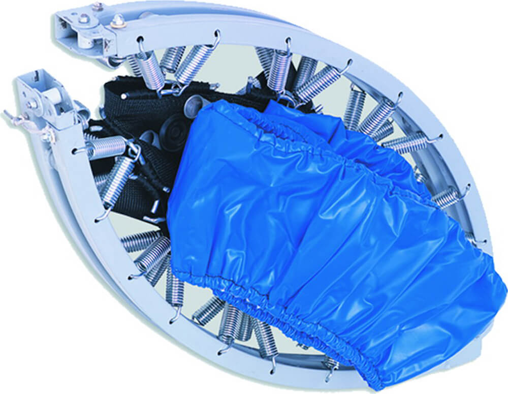 Trampolino Tappeto Elastico Diametro 122Cm Garlando Indoor Fit & Balance To Go...