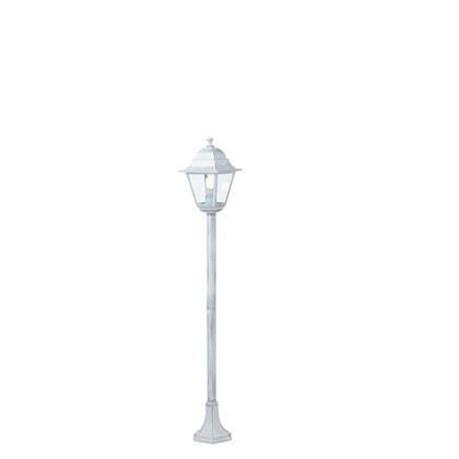 Image of Lampada Palo Paletto per Giardino Colore Bianco e Argento per Esterno Linea Old Sovil