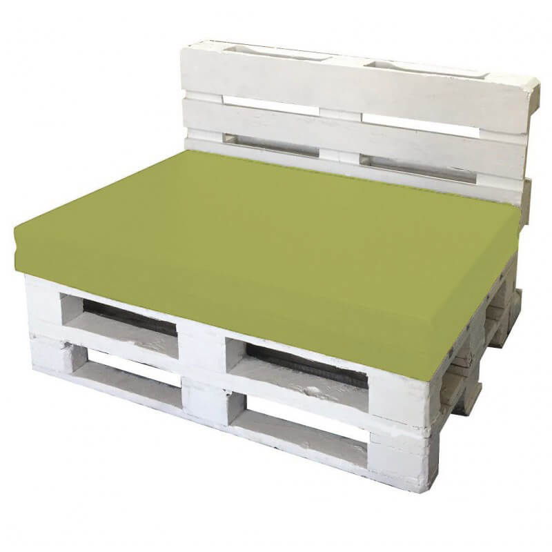 Cuscini per Pallet 120x80cm Seduta e Schienale in Poliestere Avalli Verde...