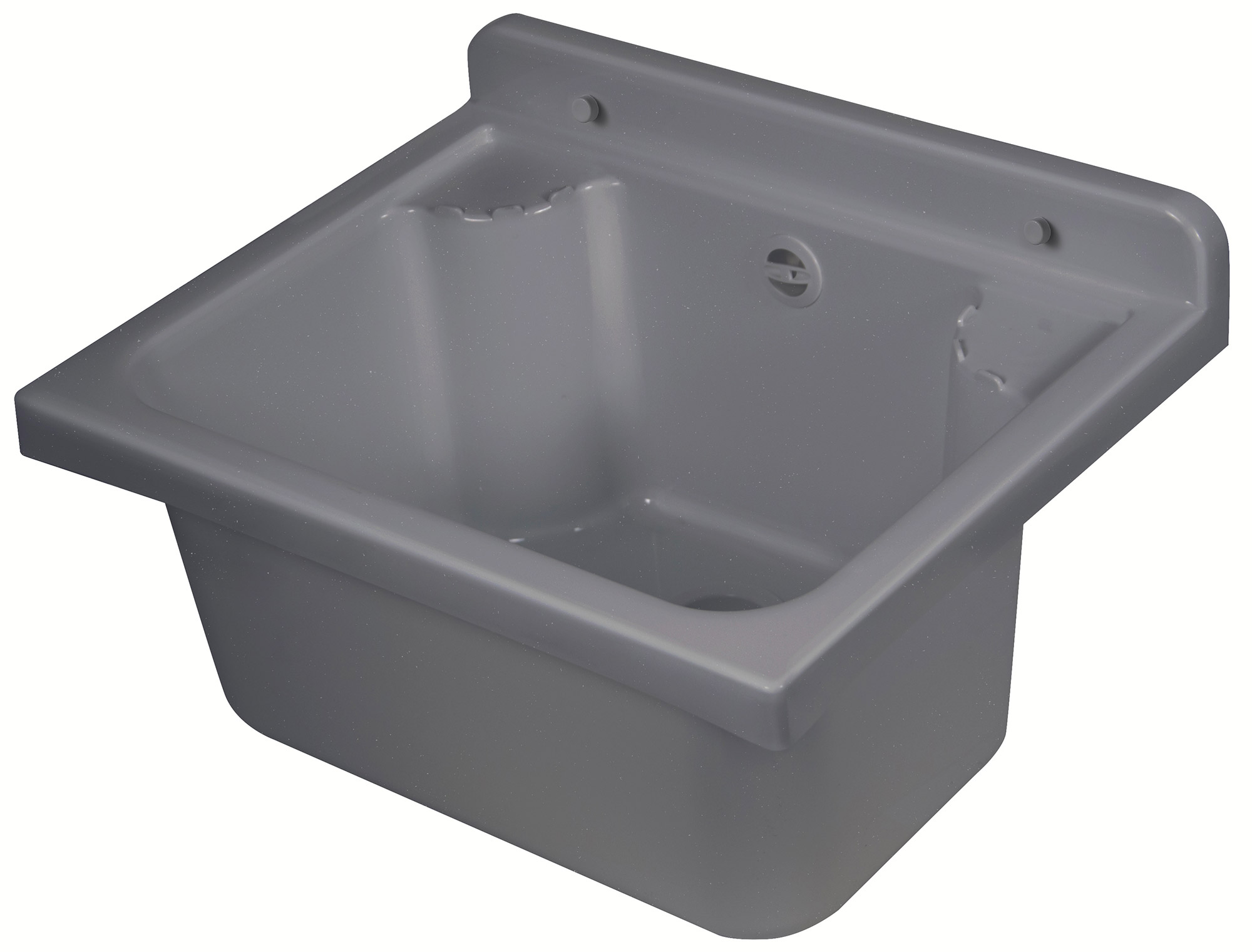 Image of Lavatoio 42x34x24 cm in Polipropilene 11,5l Pilozzo Wash Grigio Lucido