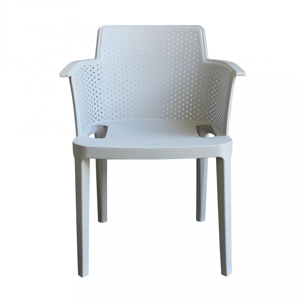Poltrona Cathy 60x58x76,5 cm in Polipropilene Grigio...