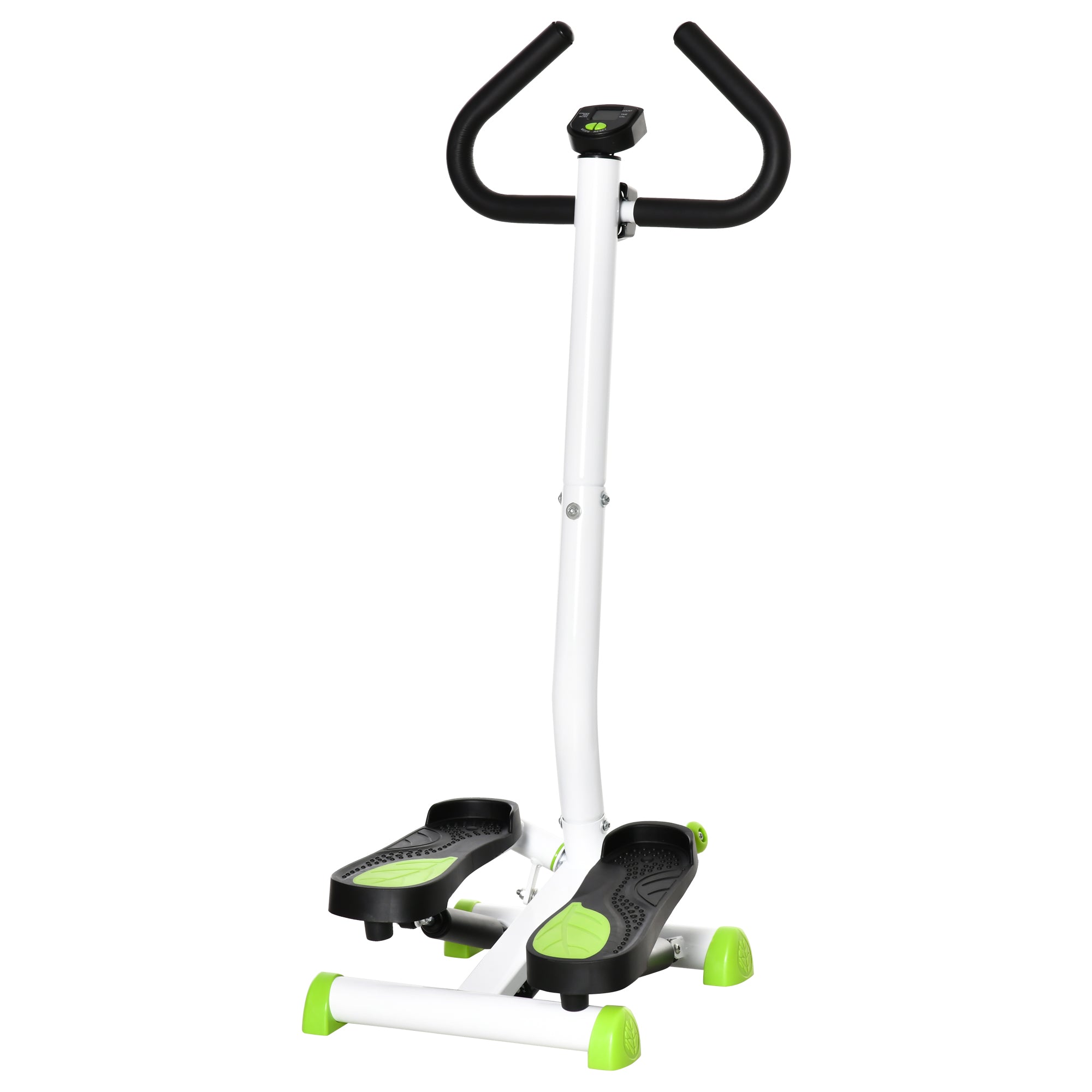 Image of Stepper con Manubrio Monitor LCD 55x44x108 cm Bianco e Verde