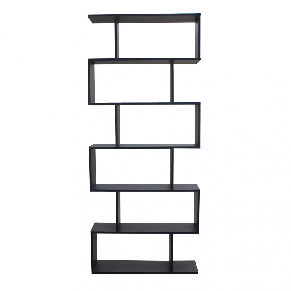 Libreria Alana 80x23,5x190,5 h cm in Truciolare bilaminato Antracite...