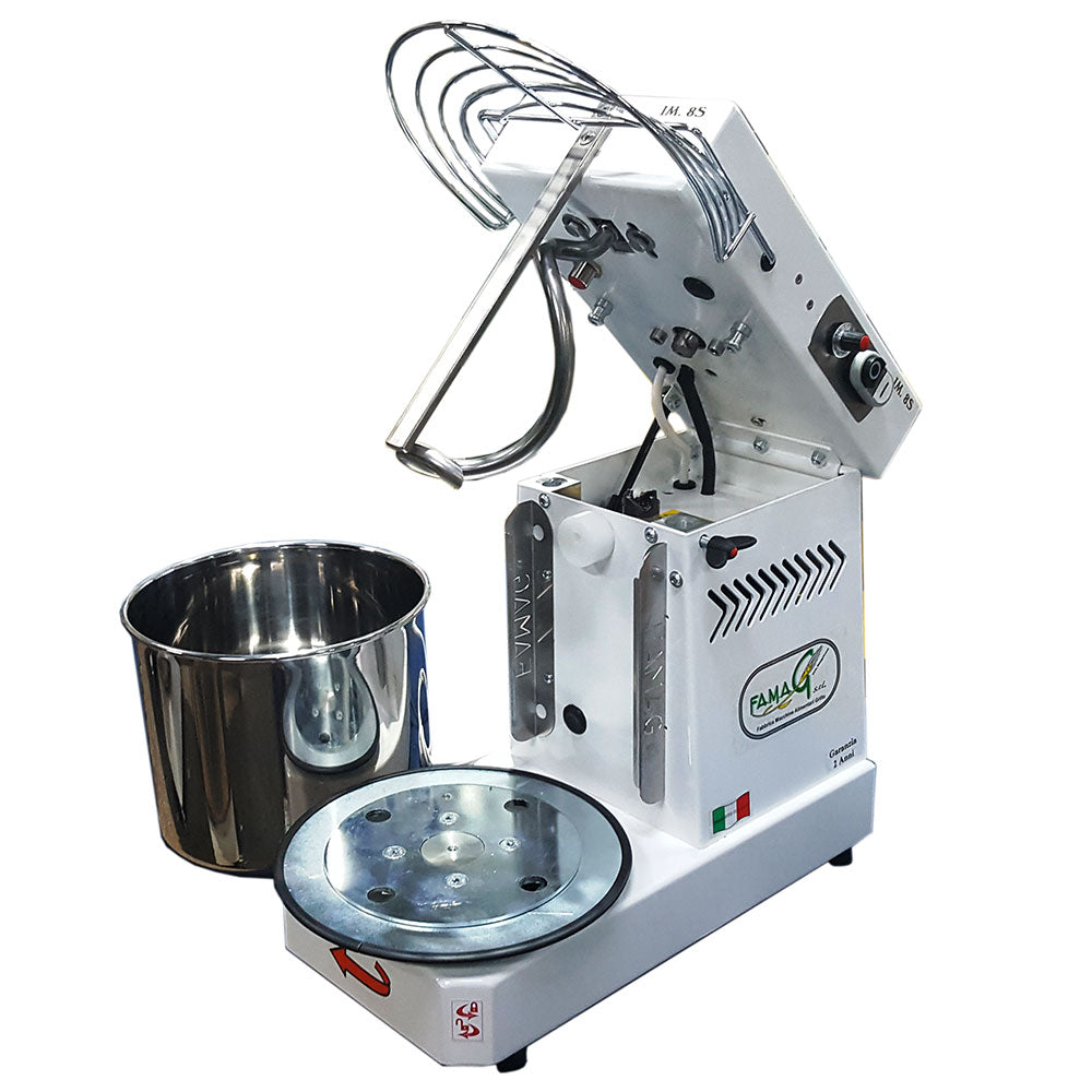 Image of Impastatrice a Spirale Ribaltabile Vasca Estraibile 8Kg 350W Famag IM 8S 10 Velocità
