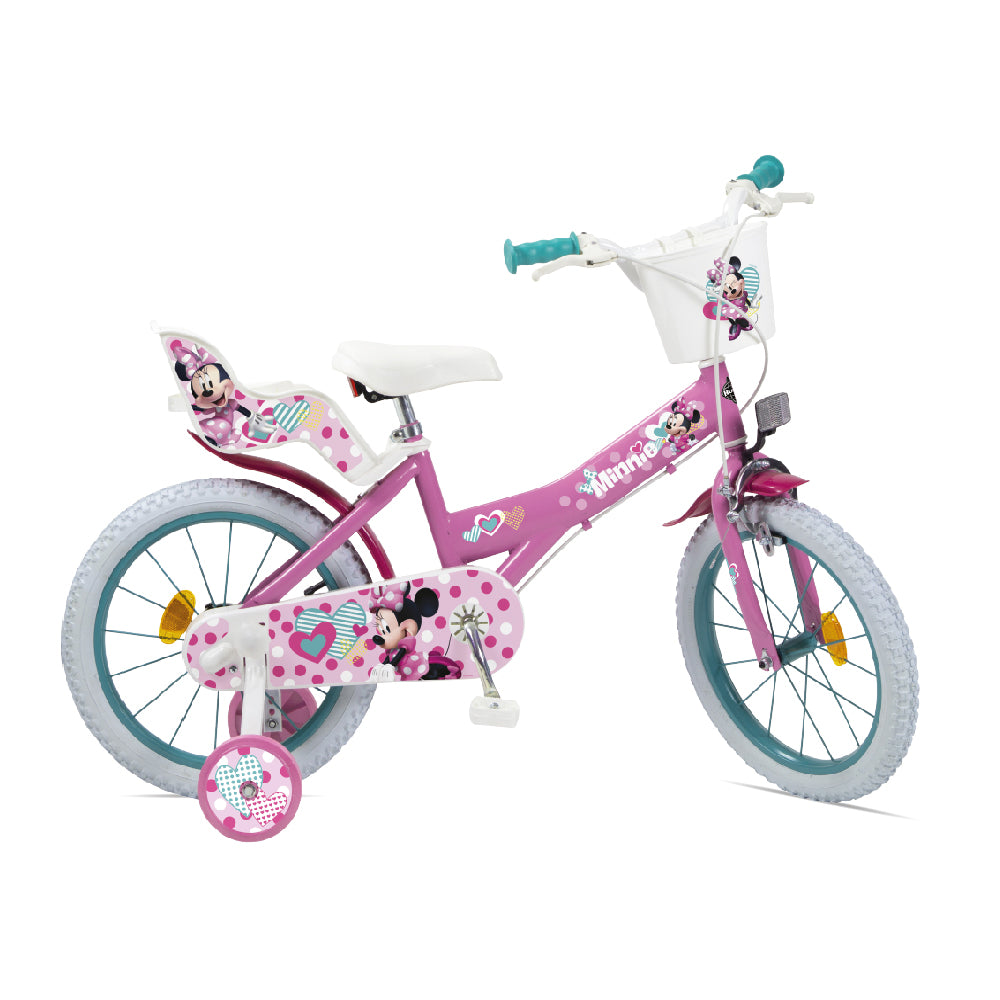 Bicicletta per Bambina 14'' Freni Caliper con Licenza Disney Minnie...