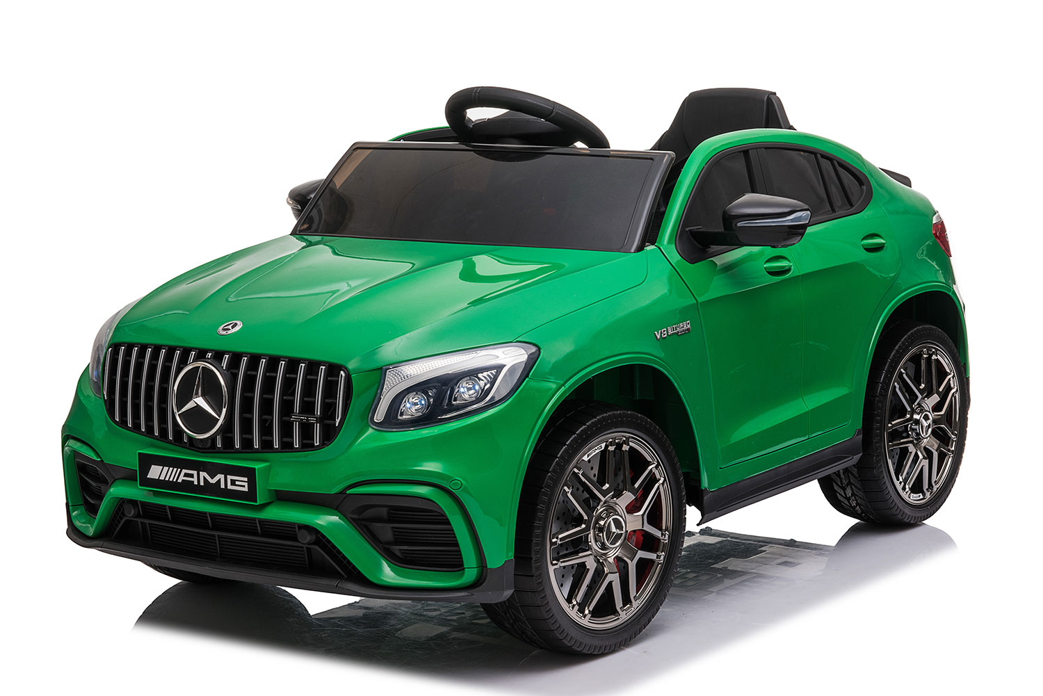 Macchina Elettrica per Bambini Licenza Ufficiale Mercedes AMG GLC63S Coupè 10,8V 5,4 Ah Verde