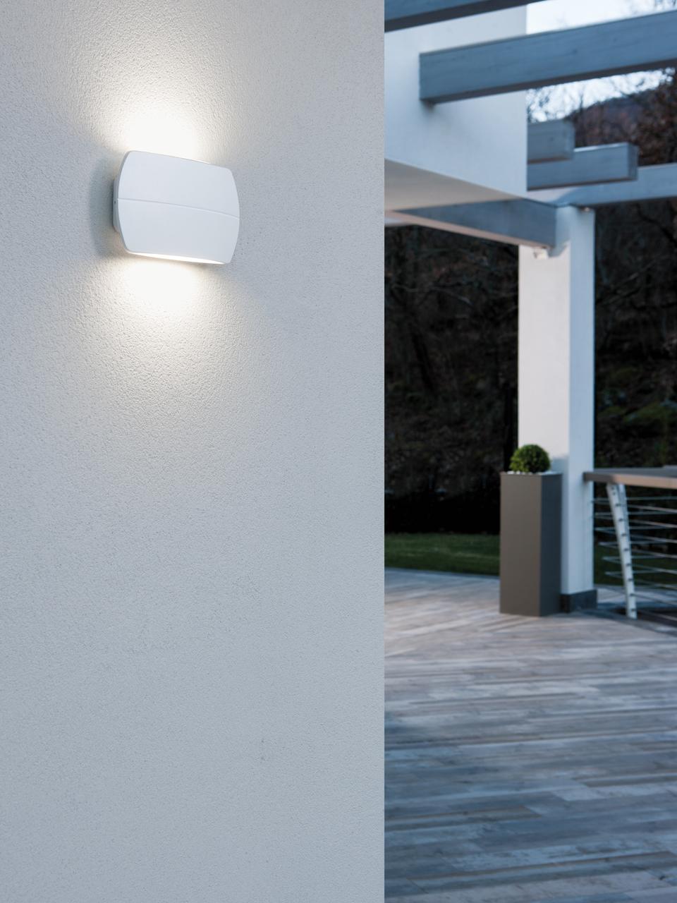 Applique da Esterno a LED 10W Sovil Pillow Grigio...