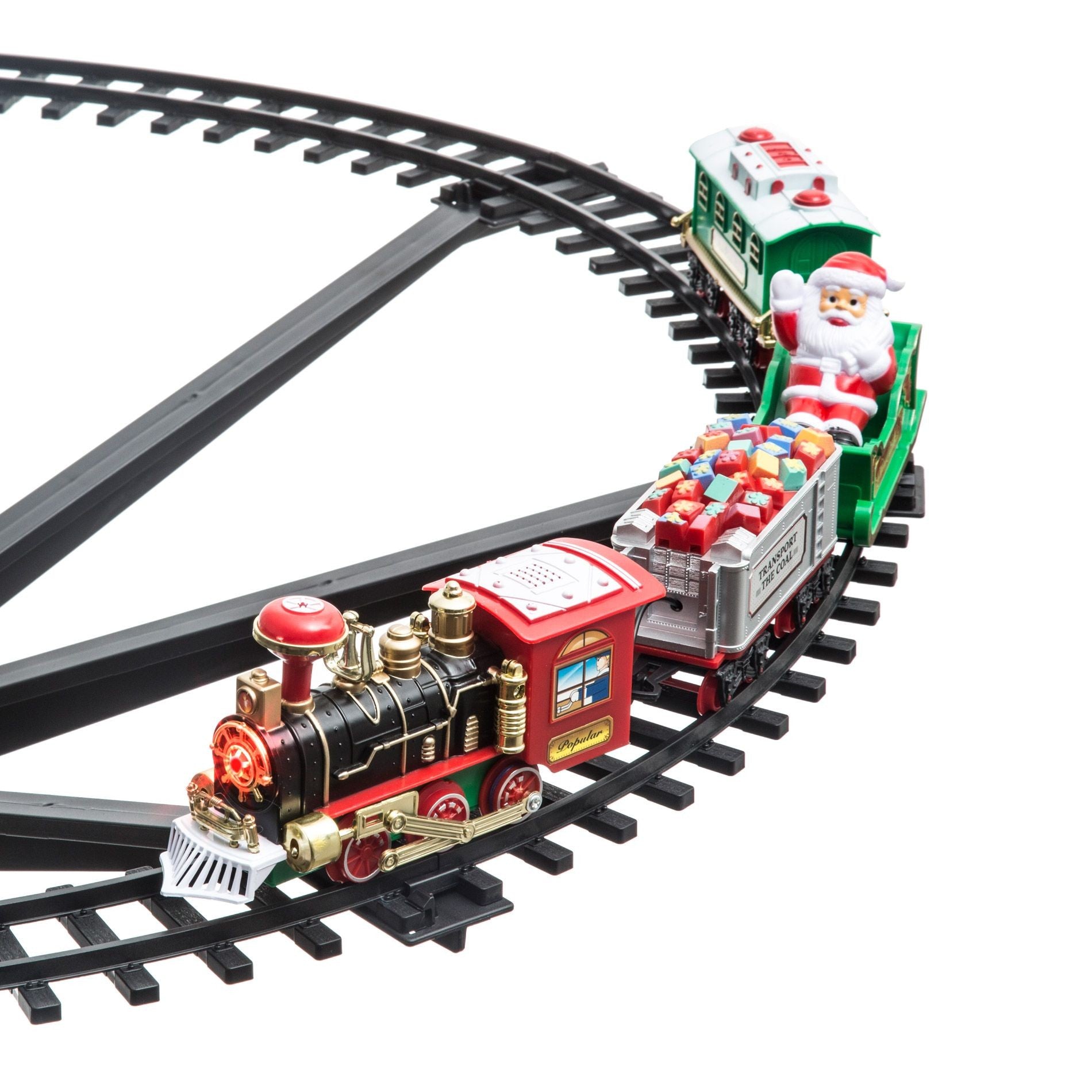 Image of Trenino Natalizio Ø 89 cm per Albero di Natale con Luci
