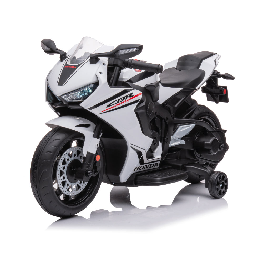 Image of Moto Elettrica per Bambini con Licenza Honda CBR 1000RR 12V Velocità 4km/h Bianco