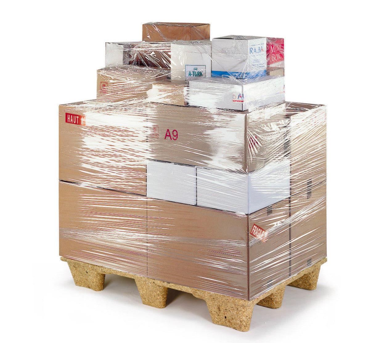 Pellicola Film estensibile manuale 300m pellicola 2,4 kg H500 mm Trasparente...