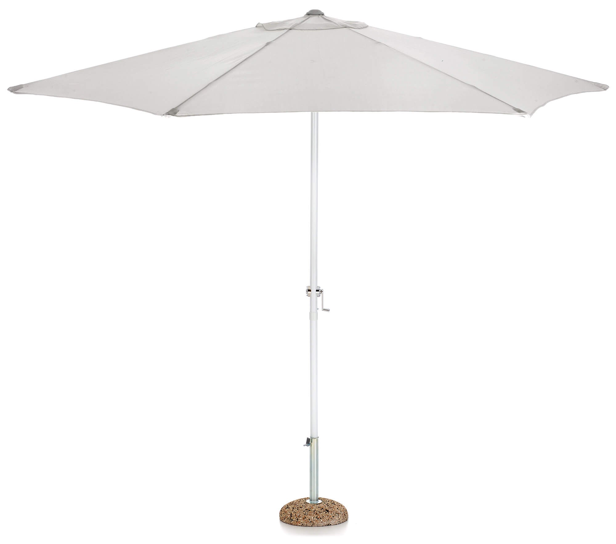 Ombrellone da Giardino Ø3 m Palo Ø38 mm in Ferro e Poliestere Garden Grigio