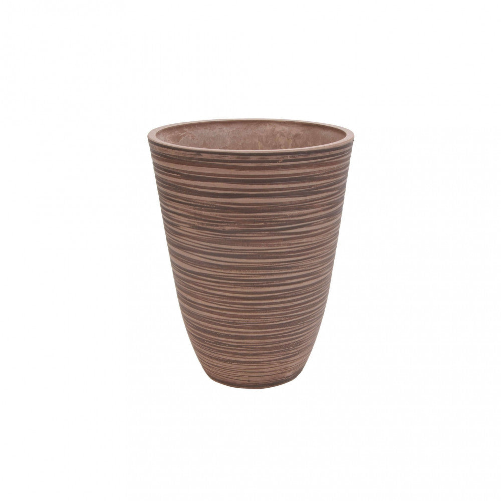 Image of Vaso Grande Anemone Ø39x46 cm in Fibra sintetica Taupe