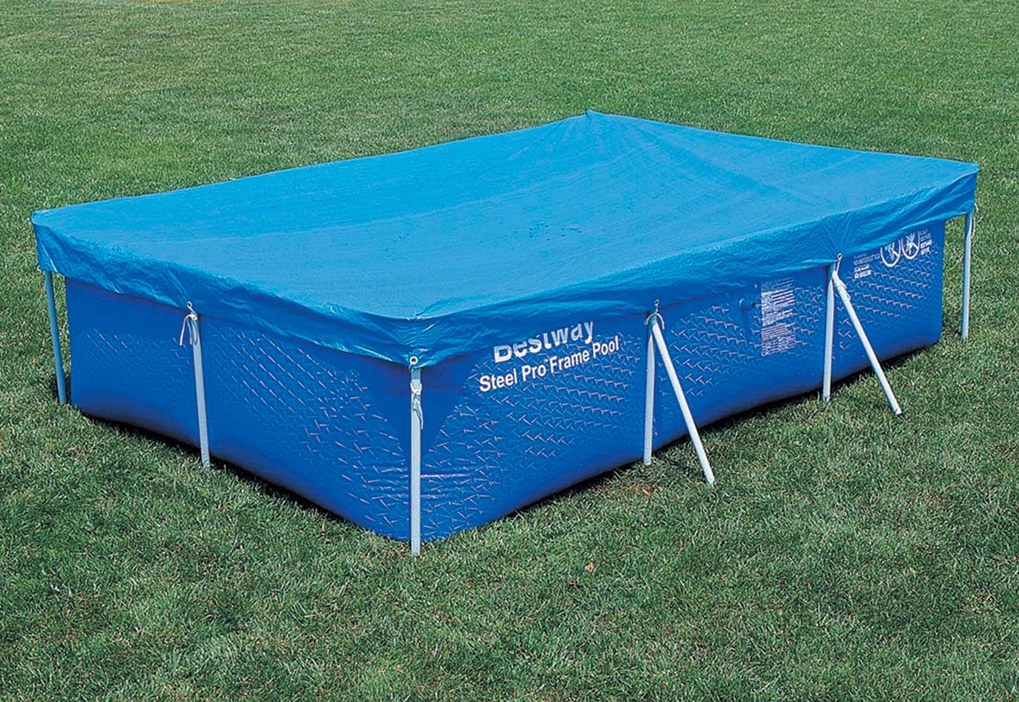 Telo di Copertura per Piscine Rettangolari 400x211cm Bestway Blu...