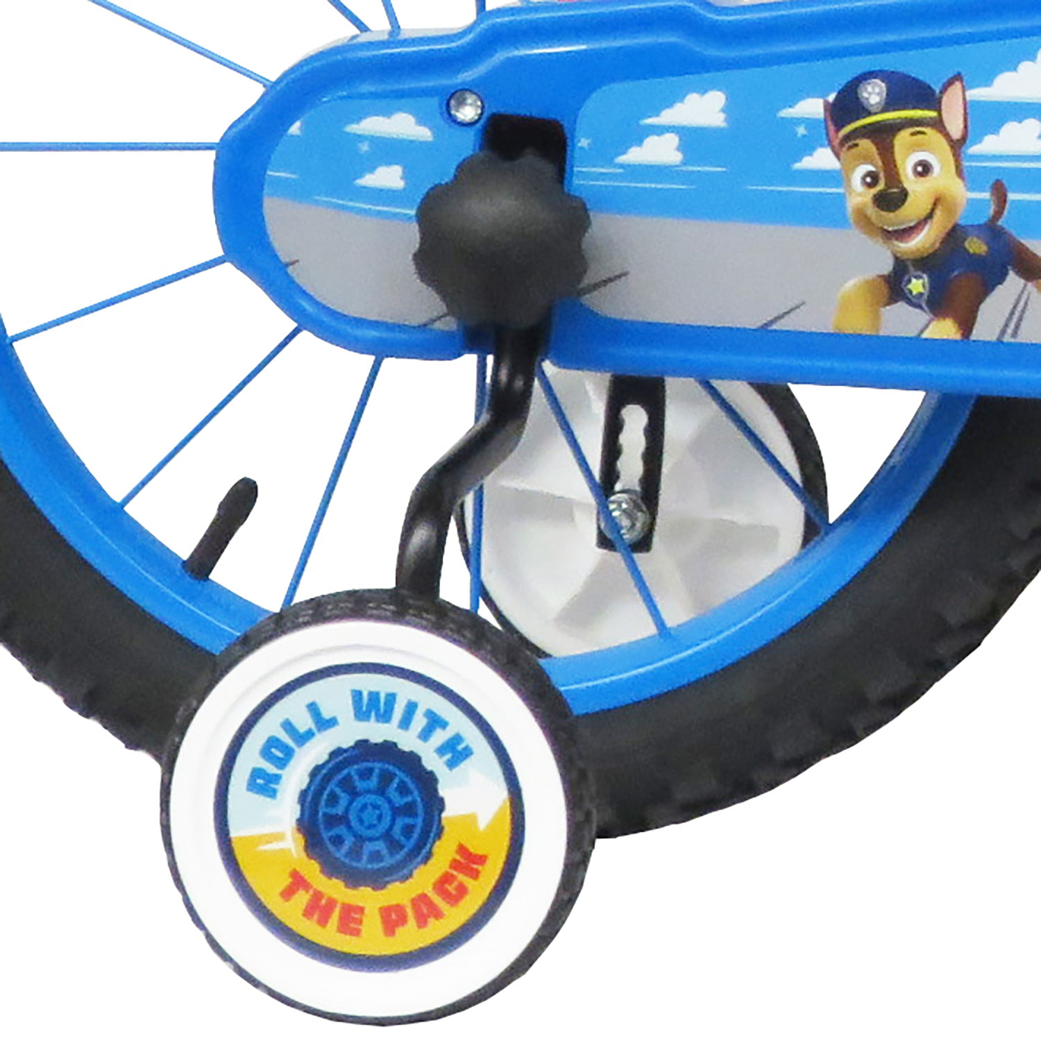 Bicicletta per Bambini 16" Paw Patrol Freni Caliper e Stabilizzatori in Acciaio Hi-Ten Rosso...