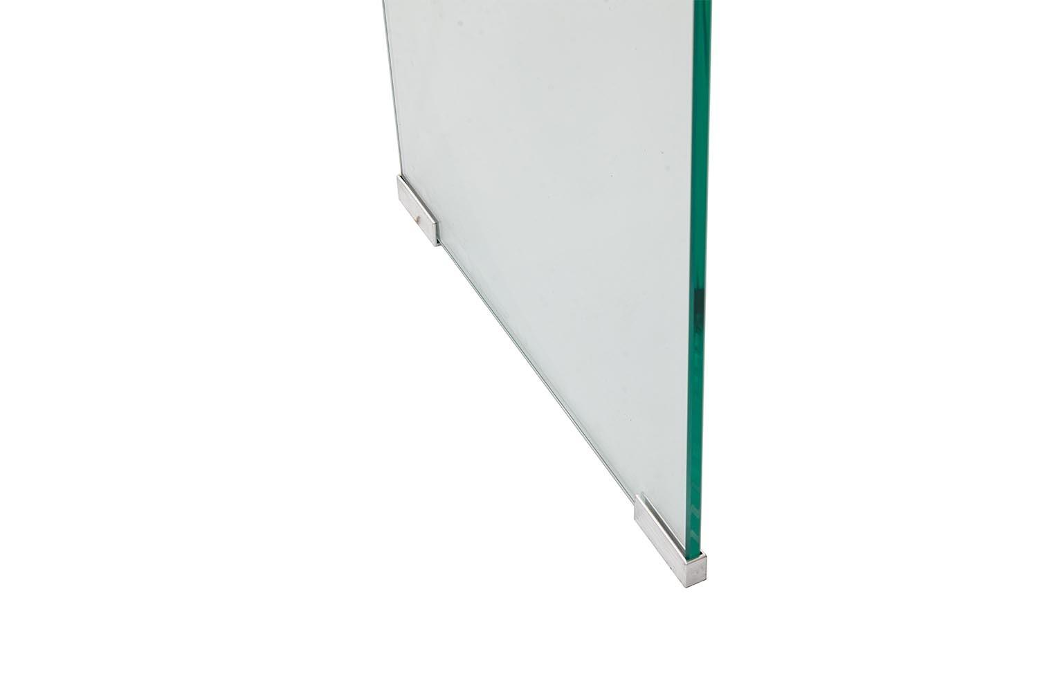 Tavolino Rettangolare in Vetro 120x40x72cm TFT Glass Trasparente