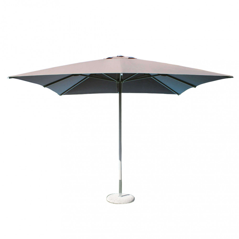 Ombrellone da Giardino 3x3 m Palo Ø48 mm Brian in Alluminio Tortora