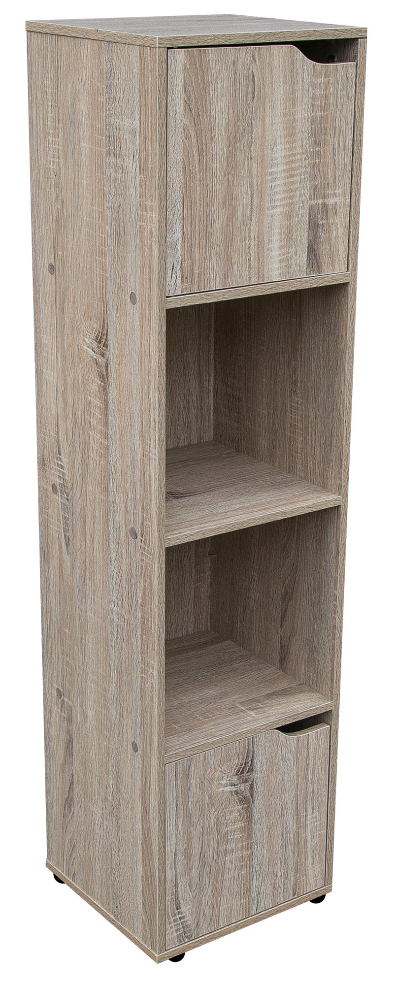 Libreria 2 Ripiani 2 Ante 30x29x120 cm in Legno...