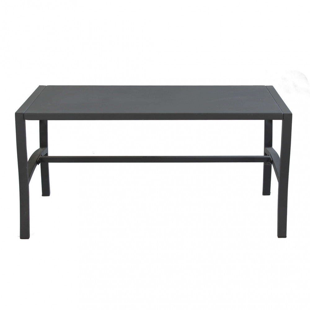 Tavolino Chloe 92x45x45 h cm in Acciaio Antracite...