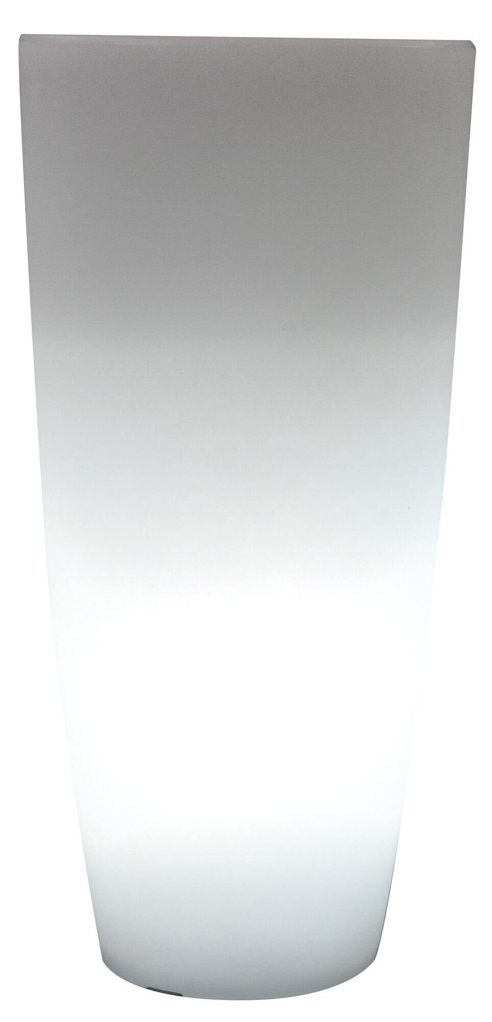 Image of Vaso Luminoso Tondo Ø33x70 cm Bauer Home Light Ghiaccio e Bianco