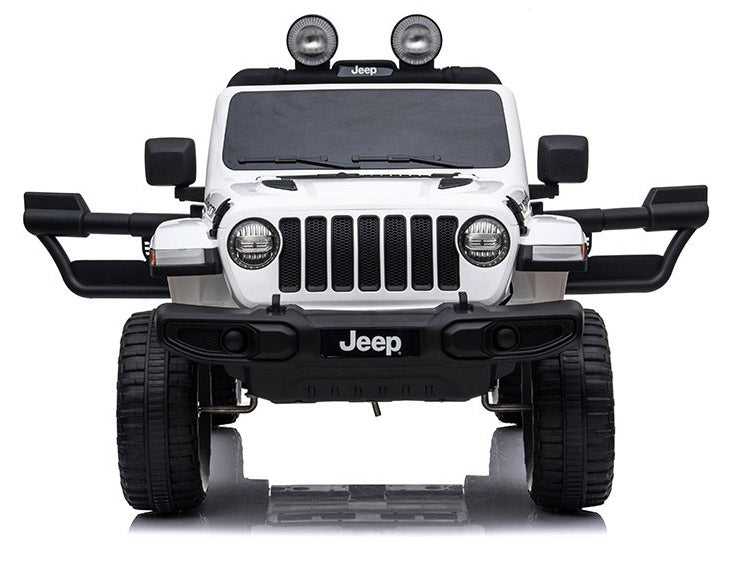 Macchina Elettrica per Bambini 12V con Licenza Jeep Rubicon Bianca...