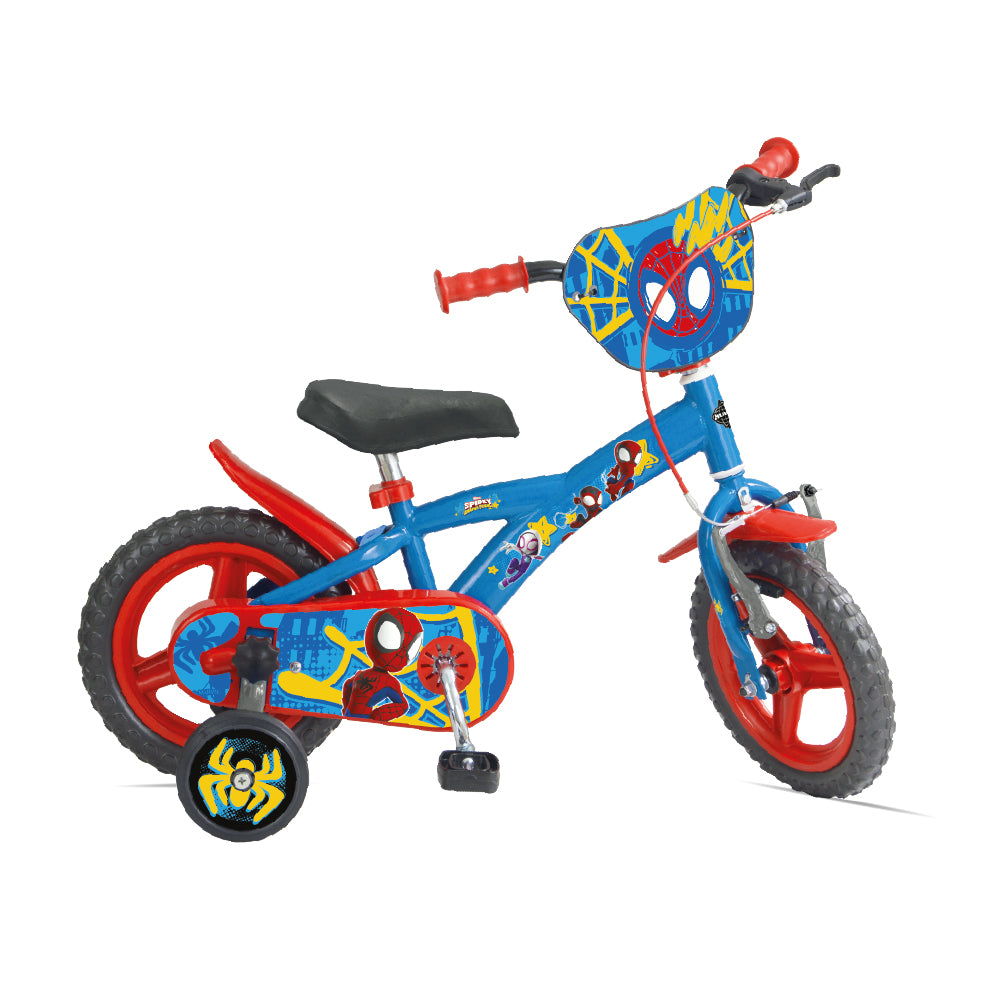 Bicicletta per Bambino 12'' Freni V-Brake con Licenza Marvel Spiderman...