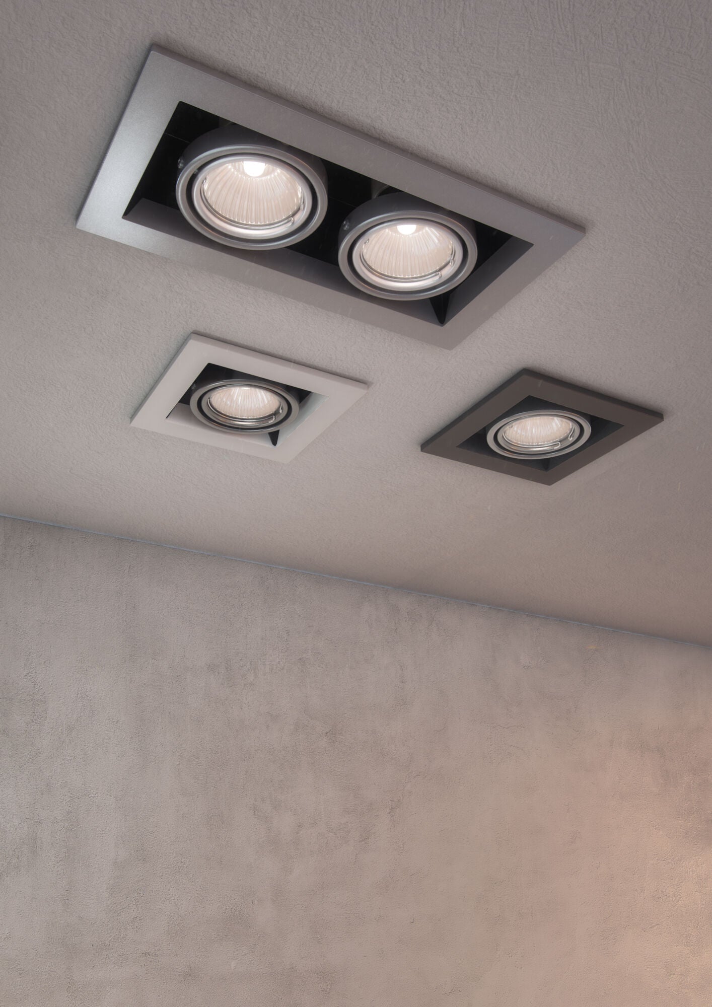 Faretto da incasso Downlight in Metallo Metallo Modern Bianco...