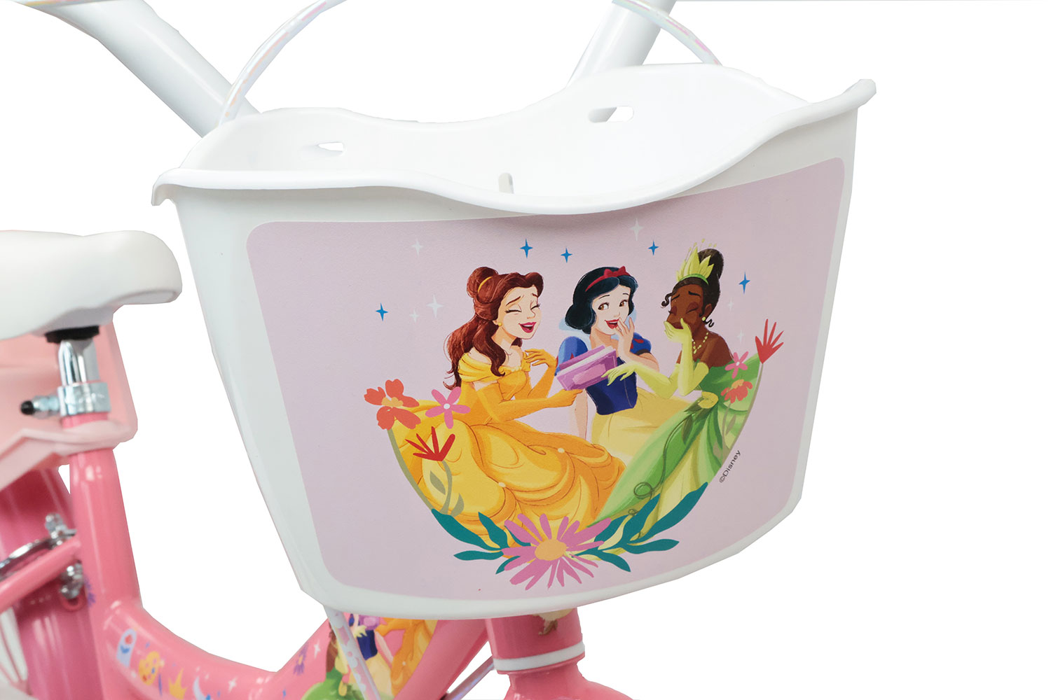 Bicicletta per Bambine 16" Disney Princess Freni Caliper e Stabilizzatori in Acciaio Hi-Ten Rosa...