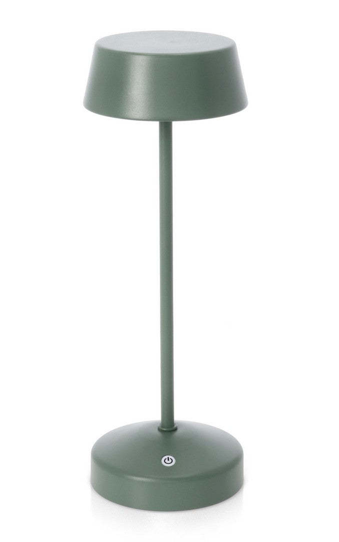 Lampada da Tavolo Ø11x33 cm in Metallo Esprit Verde