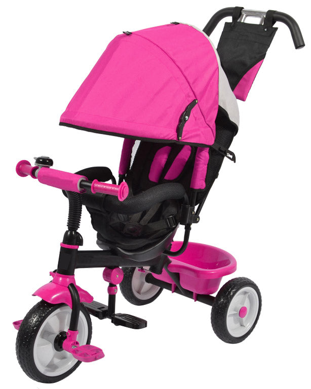 Image of Passeggino Triciclo per Bambini Kids Joy Sprint Fucsia