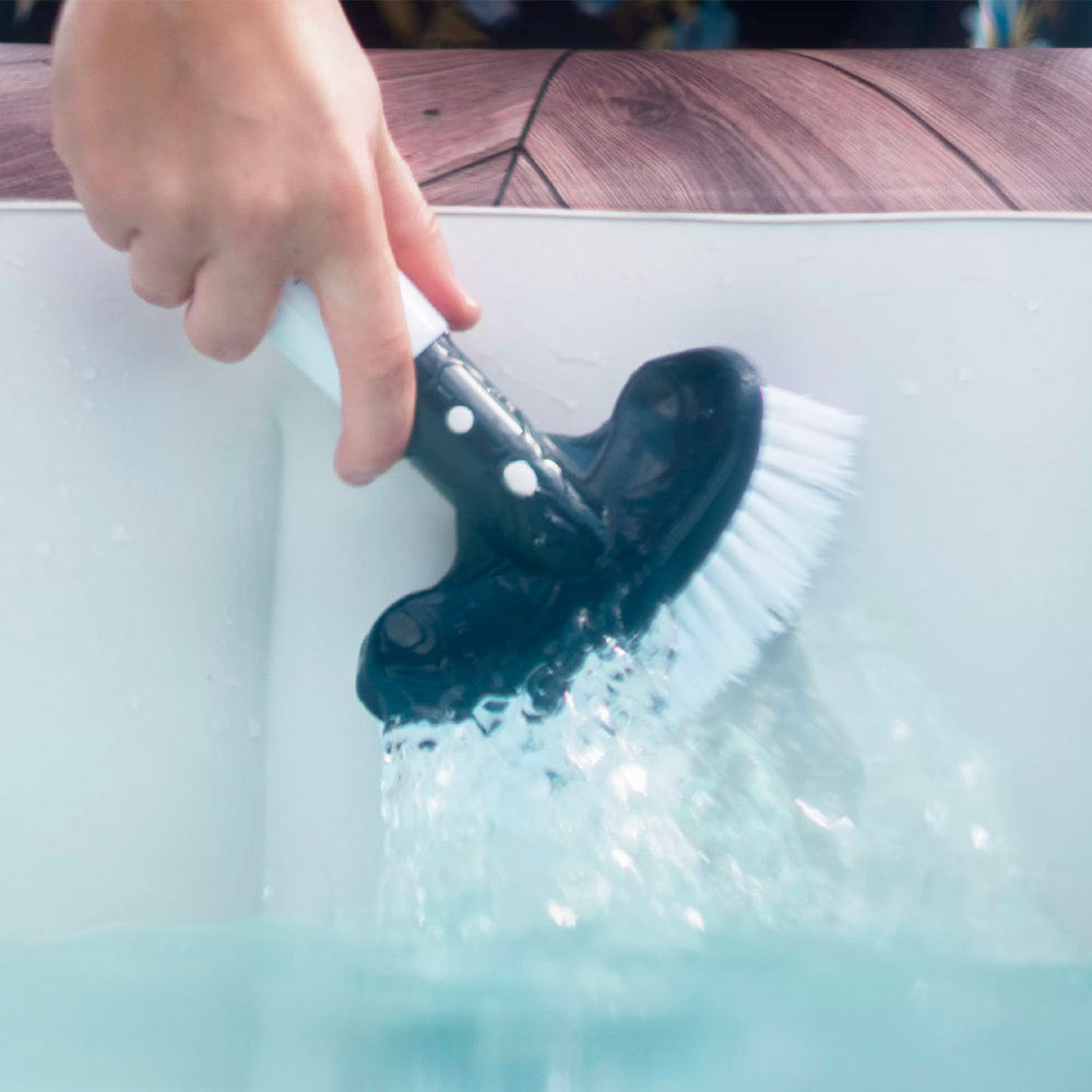 Kit Pulizia Vasche Idromassaggio e Piscine con Rete a Paletta Spazzola e Tampone...