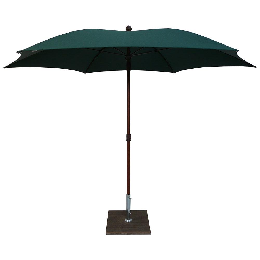Ombrellone da Giardino Ø2,8 m Palo Ø35 mm in Alluminio Maffei Madera Verde