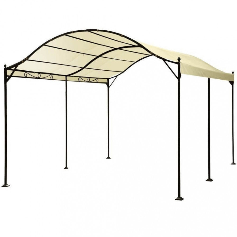Gazebo Arco da Giardino 3x4 m in Acciaio Antracite...