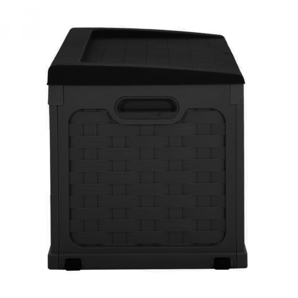 Cassapanca in Rattan Style 116x56x58 h cm in Plastica Marrone...