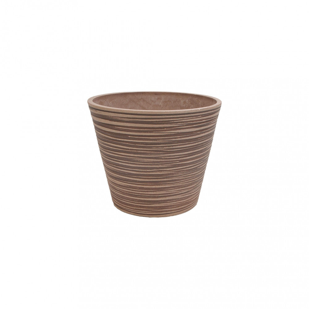 Vaso Grande Camelia Ø41x33,3 cm in Fibra sintetica Taupe...