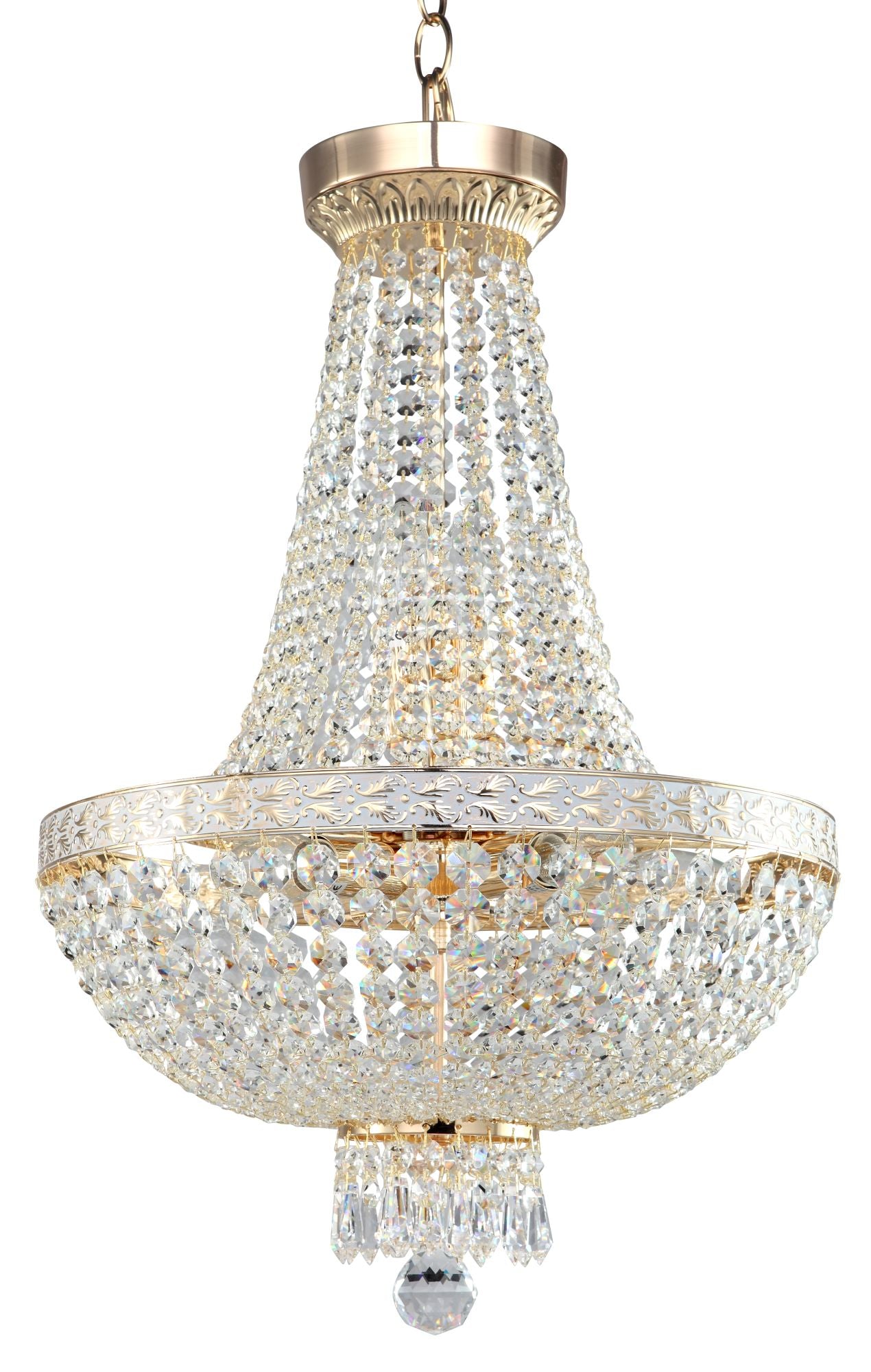Image of Lampadario Royal Classic in Metallo Bella Oro