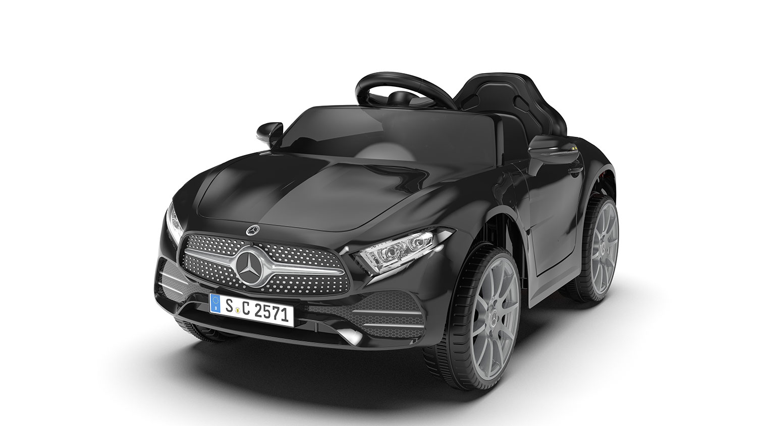 Macchina Elettrica per Bambini 12V con Licenza Mercedes CLS Small Nero  