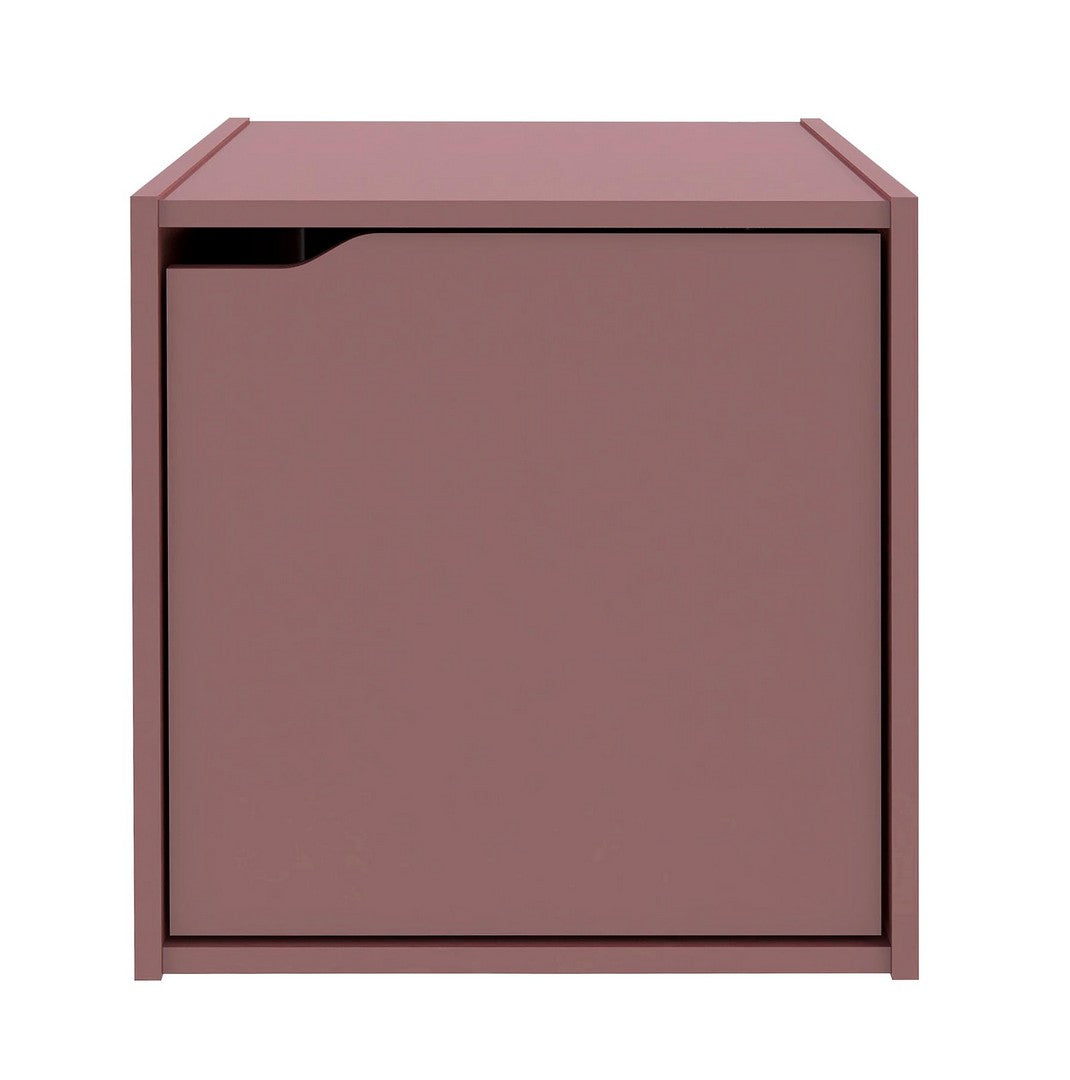 Cubo Composite con Anta 35x35x35 cm in Compensato Mattone...