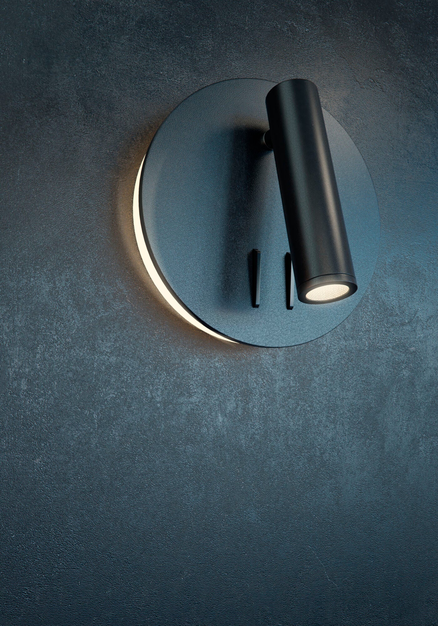 Lampada da parete Ceiling & Wall in Alluminio Ios 176 Nero...