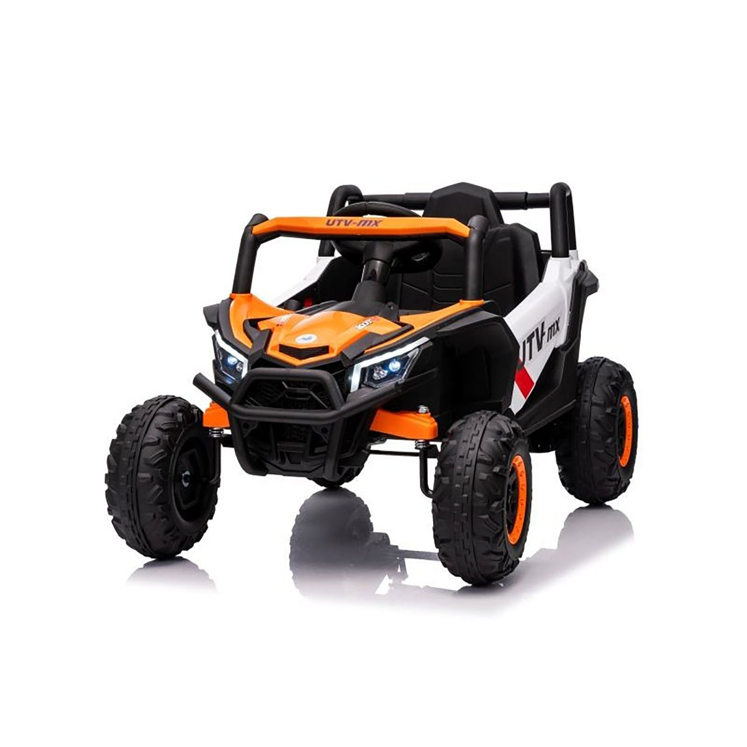 Auto Elettrica per Bambini Mud-Raider UTV MX 12V con Telecomando Arancione