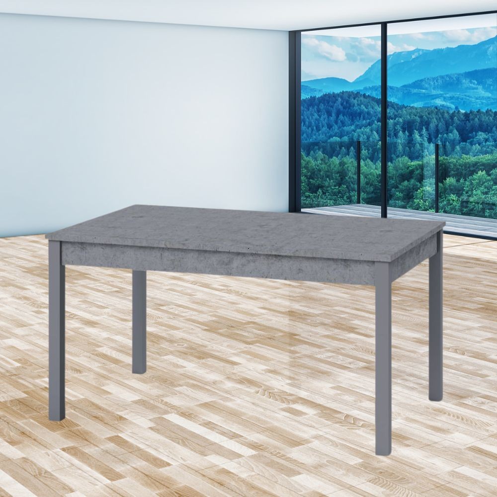Tavolo allungabile 110/150x70x77 cm Firenze cemento...