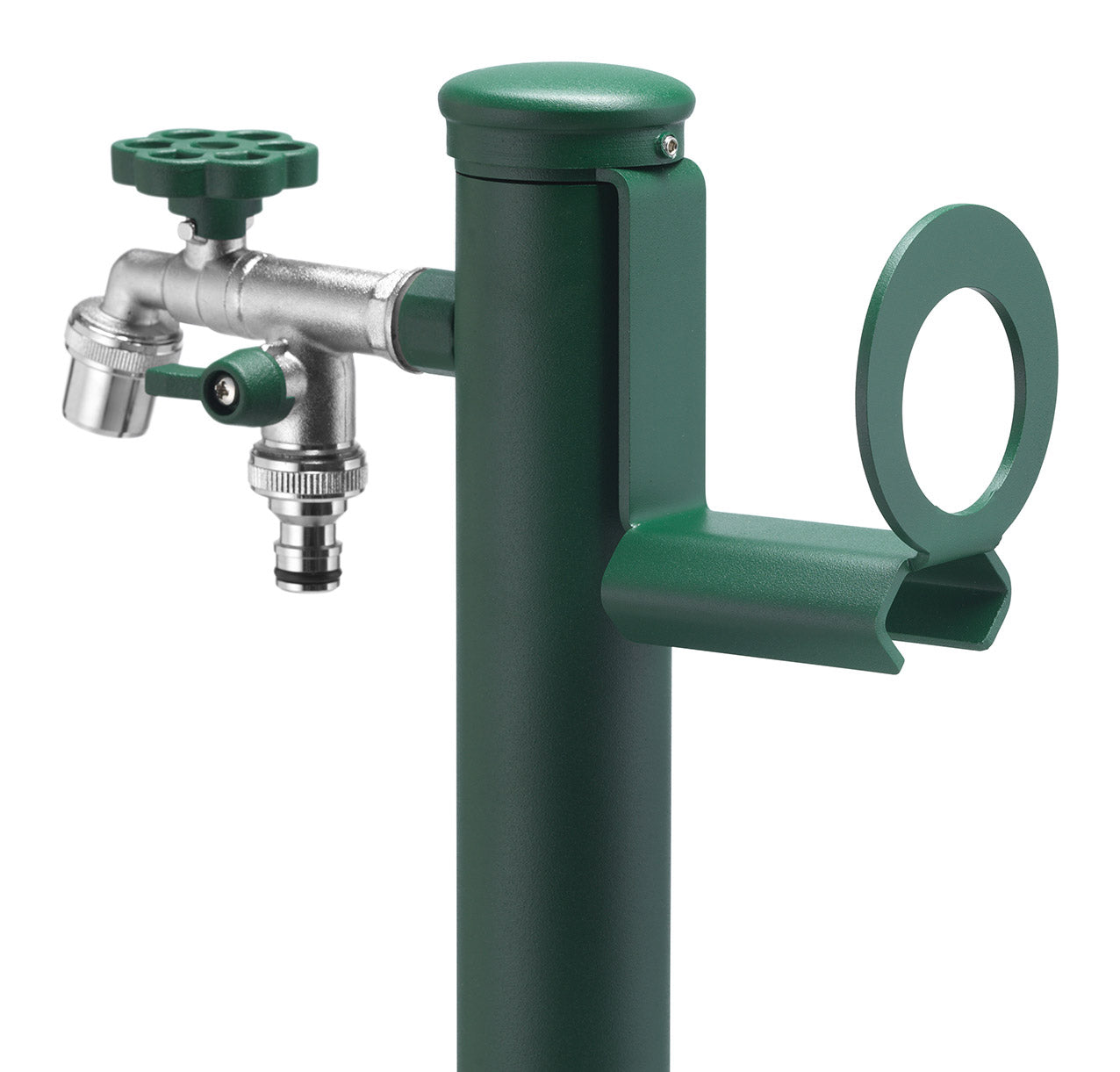 Portatubo per Fontane da Giardino in Acciaio Belfer 42/PGS Verde...