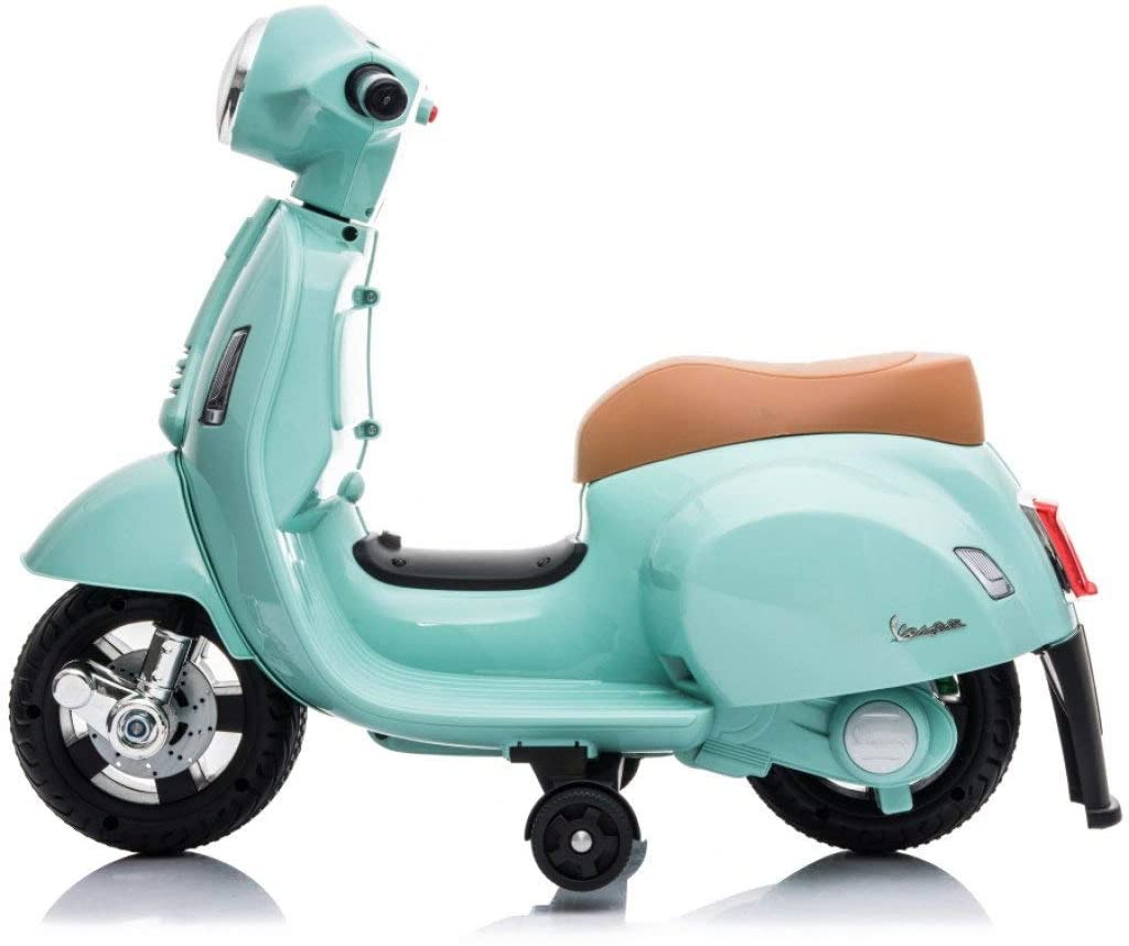 Piaggio Mini Vespa GTS Elettrica 6V per Bambini Verde...