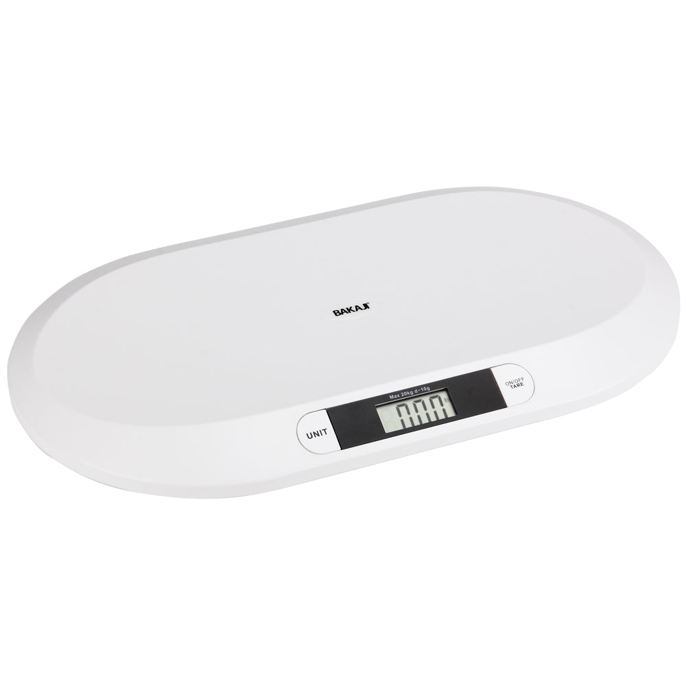 Bilancia Pesa Bambini Neonati Display Digitale LCD Pesa Neonato 20KG Bianco...