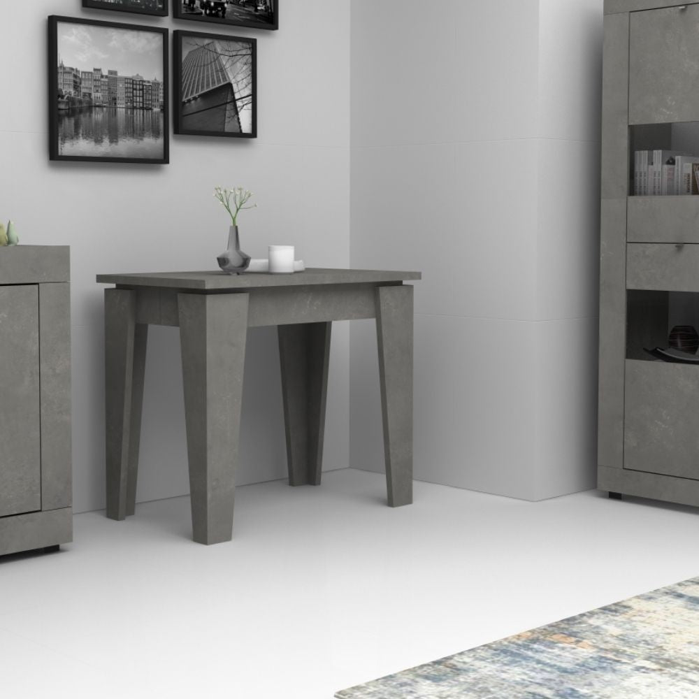 Consolle Allungabile 90x50/304x76 cm Natron cemento...