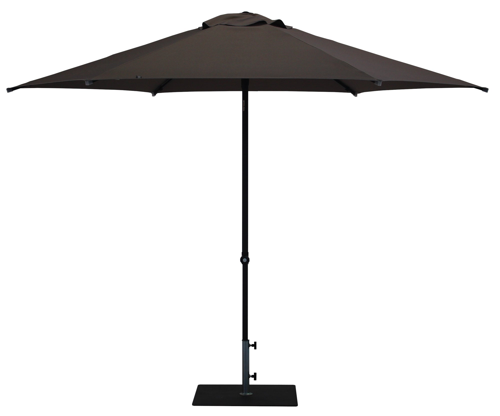 Ombrellone da Giardino Ø3 m Palo Ø38 mm in Alluminio Tessuto Poliestere Trend Taupe