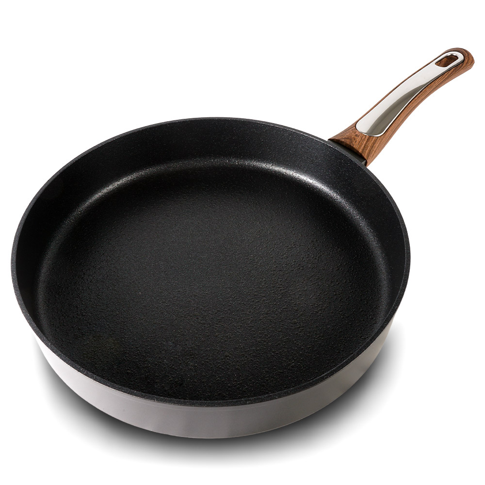 Padella Ø 24 cm Antiaderente Induzione Silex Elegance Wood Nero