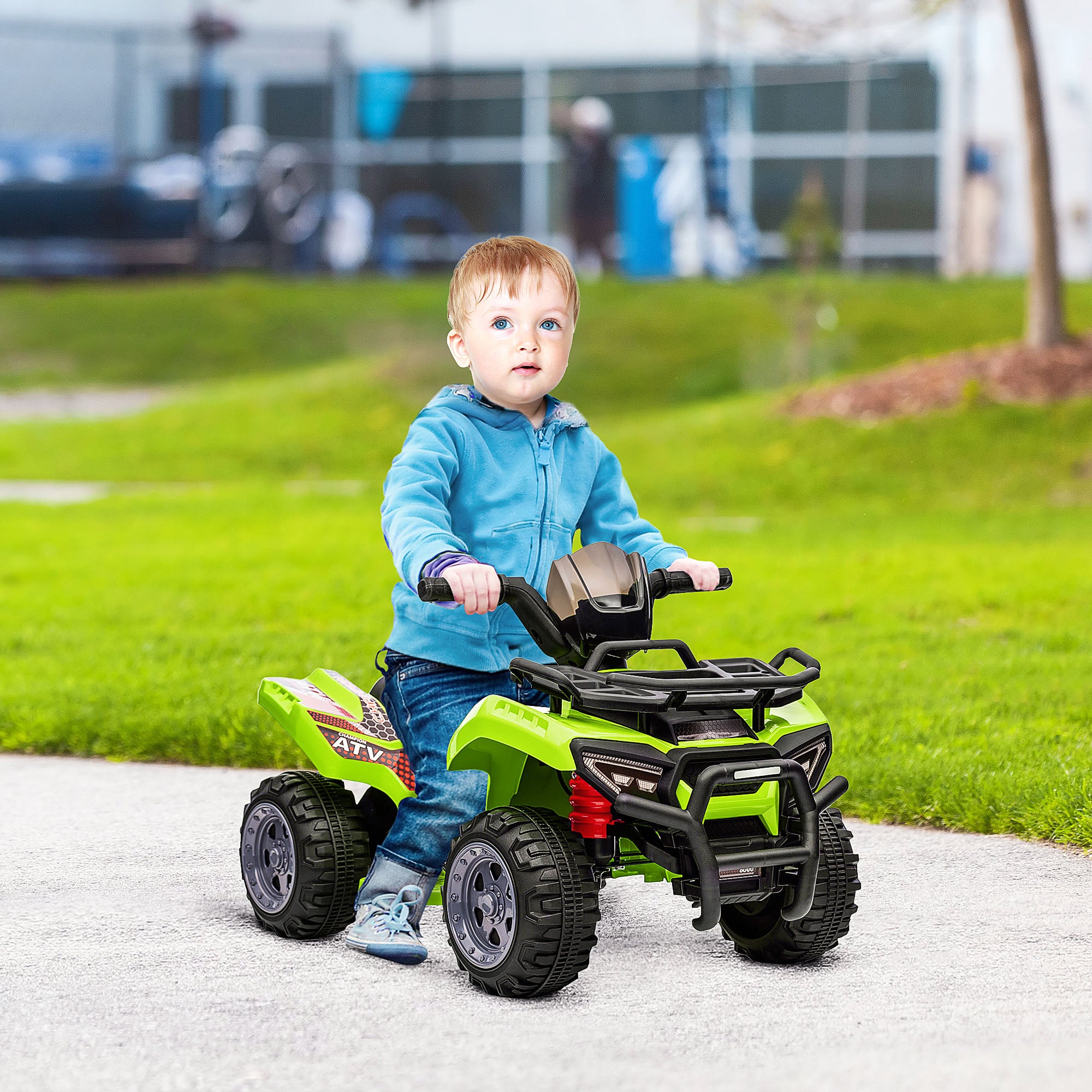Mini Quad Elettrico per Bambini 6V Verde...