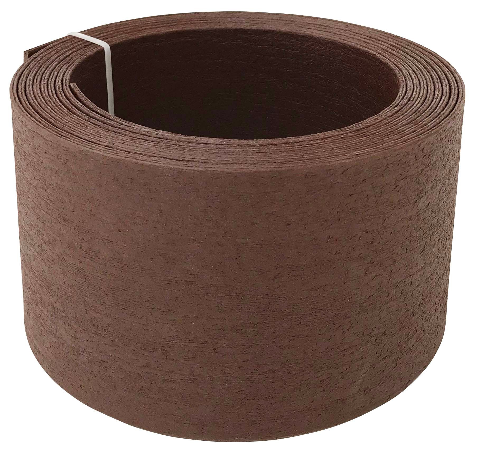 Bordo Flessibile per Aiuole 5m con Picchetti Marrone...