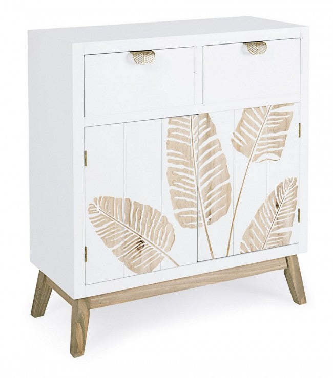 Credenza 2 Ante 2 Cassetti Folium in Legno