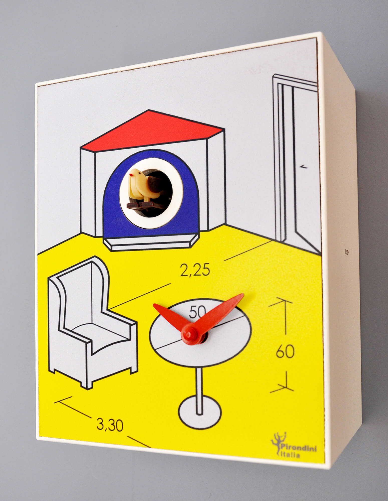 Orologio a Cucù da Parete 16,5x20x10cm Pirondini Italia D'Apres Archi...